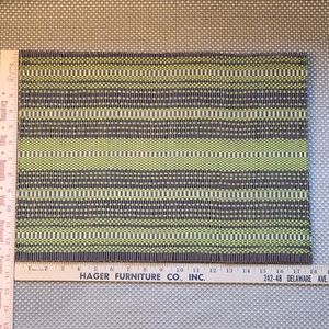 Set of 4 vintage woven wood and cotton placemats